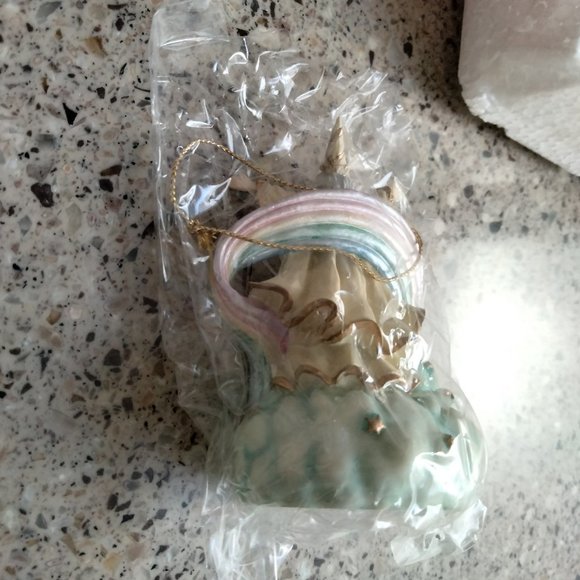 NIB Marjorie Sarnat Wizard & Rainbow Castle Ornament - Picture 11 of 13